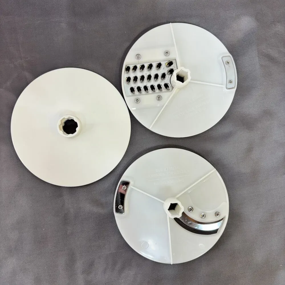 Food Processor Replacement Blades Discs Lot of 3 Cuisinart Little Pro Plus OEM